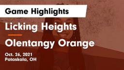 Licking Heights  vs Olentangy Orange  Game Highlights - Oct. 26, 2021
