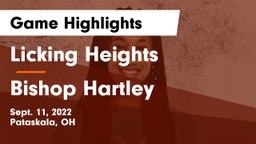 Licking Heights  vs Bishop Hartley  Game Highlights - Sept. 11, 2022