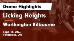 Licking Heights  vs Worthington Kilbourne  Game Highlights - Sept. 16, 2023