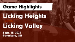 Licking Heights  vs Licking Valley  Game Highlights - Sept. 19, 2023