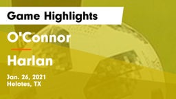 O'Connor  vs Harlan  Game Highlights - Jan. 26, 2021