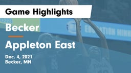 Becker  vs Appleton East  Game Highlights - Dec. 4, 2021