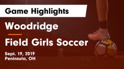 Woodridge  vs Field  Girls Soccer Game Highlights - Sept. 19, 2019
