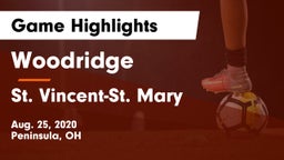 Woodridge  vs St. Vincent-St. Mary  Game Highlights - Aug. 25, 2020