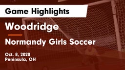 Woodridge  vs Normandy  Girls Soccer Game Highlights - Oct. 8, 2020