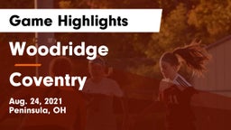 Woodridge  vs Coventry  Game Highlights - Aug. 24, 2021