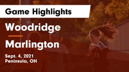 Woodridge  vs Marlington  Game Highlights - Sept. 4, 2021
