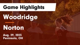 Woodridge  vs Norton  Game Highlights - Aug. 29, 2023