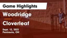 Woodridge  vs Cloverleaf  Game Highlights - Sept. 12, 2023