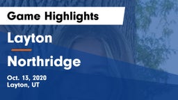 Layton  vs Northridge  Game Highlights - Oct. 13, 2020