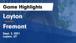 Layton  vs Fremont Game Highlights - Sept. 2, 2021