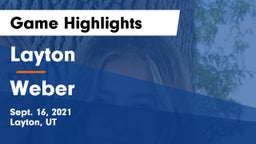 Layton  vs Weber Game Highlights - Sept. 16, 2021
