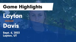 Layton  vs Davis Game Highlights - Sept. 6, 2022