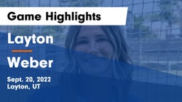 Layton  vs Weber Game Highlights - Sept. 20, 2022
