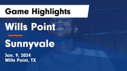 Wills Point  vs Sunnyvale  Game Highlights - Jan. 9, 2024