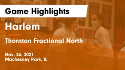 Harlem  vs Thornton Fractional North  Game Highlights - Nov. 26, 2021