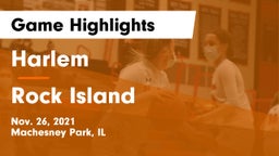 Harlem  vs Rock Island  Game Highlights - Nov. 26, 2021