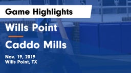 Wills Point  vs Caddo Mills  Game Highlights - Nov. 19, 2019