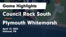 Council Rock South  vs Plymouth Whitemarsh  Game Highlights - April 12, 2023