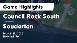 Council Rock South  vs Souderton  Game Highlights - March 28, 2023