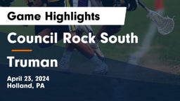 Council Rock South  vs Truman  Game Highlights - April 23, 2024
