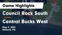 Council Rock South  vs Central Bucks West  Game Highlights - May 2, 2024