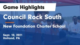 Council Rock South  vs New Foundation Charter School Game Highlights - Sept. 10, 2021