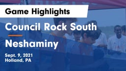 Council Rock South  vs Neshaminy  Game Highlights - Sept. 9, 2021