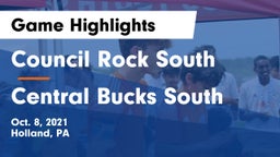 Council Rock South  vs Central Bucks South  Game Highlights - Oct. 8, 2021