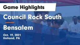 Council Rock South  vs Bensalem  Game Highlights - Oct. 19, 2021