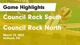 Council Rock South  vs Council Rock North  Game Highlights - March 23, 2023