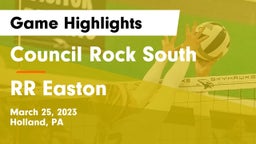 Council Rock South  vs RR Easton Game Highlights - March 25, 2023