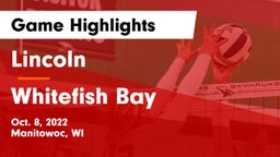 Lincoln  vs Whitefish Bay  Game Highlights - Oct. 8, 2022