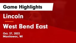 Lincoln  vs West Bend East  Game Highlights - Oct. 27, 2022