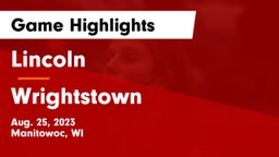 Lincoln  vs Wrightstown  Game Highlights - Aug. 25, 2023