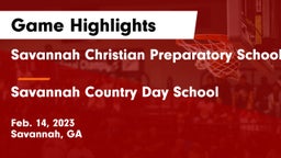 Savannah Christian Preparatory School vs Savannah Country Day School Game Highlights - Feb. 14, 2023