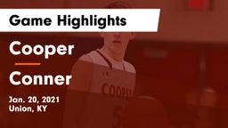 Cooper  vs Conner Game Highlights - Jan. 20, 2021