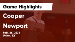 Cooper  vs Newport  Game Highlights - Feb. 26, 2021