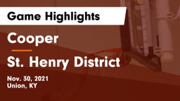 Cooper  vs St. Henry District  Game Highlights - Nov. 30, 2021