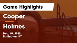 Cooper  vs Holmes  Game Highlights - Dec. 10, 2019