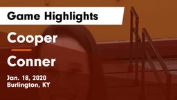 Cooper  vs Conner  Game Highlights - Jan. 18, 2020