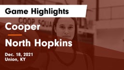 Cooper  vs North Hopkins  Game Highlights - Dec. 18, 2021