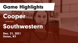 Cooper  vs Southwestern  Game Highlights - Dec. 21, 2021