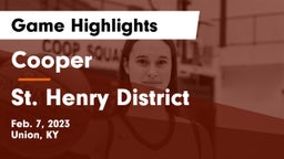 Cooper  vs St. Henry District  Game Highlights - Feb. 7, 2023
