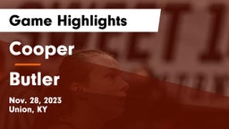 Cooper  vs Butler  Game Highlights - Nov. 28, 2023