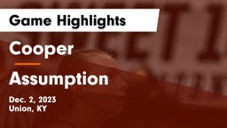 Cooper  vs Assumption  Game Highlights - Dec. 2, 2023