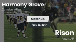 Matchup: Harmony Grove vs. Rison  2017