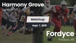Matchup: Harmony Grove vs. Fordyce  2018