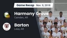 Recap: Harmony Grove  vs. Barton  2018