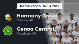 Recap: Harmony Grove  vs. Genoa Central  2019